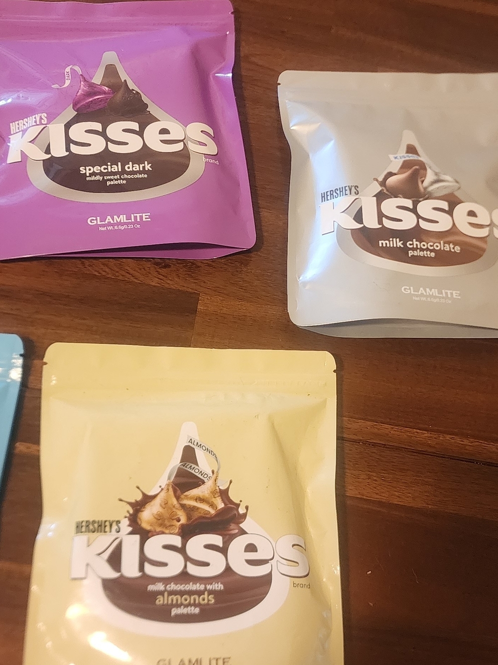 Hershey's Kisses Makeup Palettes - Purple, White, Yellow